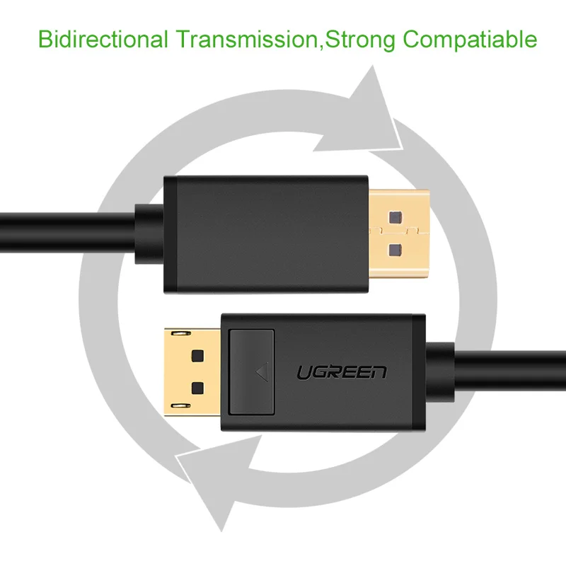 Ugreen HD дисплей порт 1 2 В видео аудио кабель Maschio a DP каво maschio 5 м футов 4 K 1080 P для HDTV