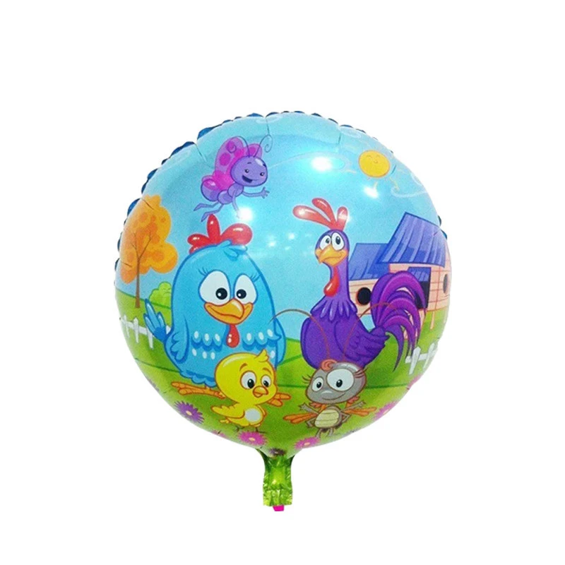 GAlinha pintadinha мультфильм Фольга шары Дети надувные Классические игрушки День
