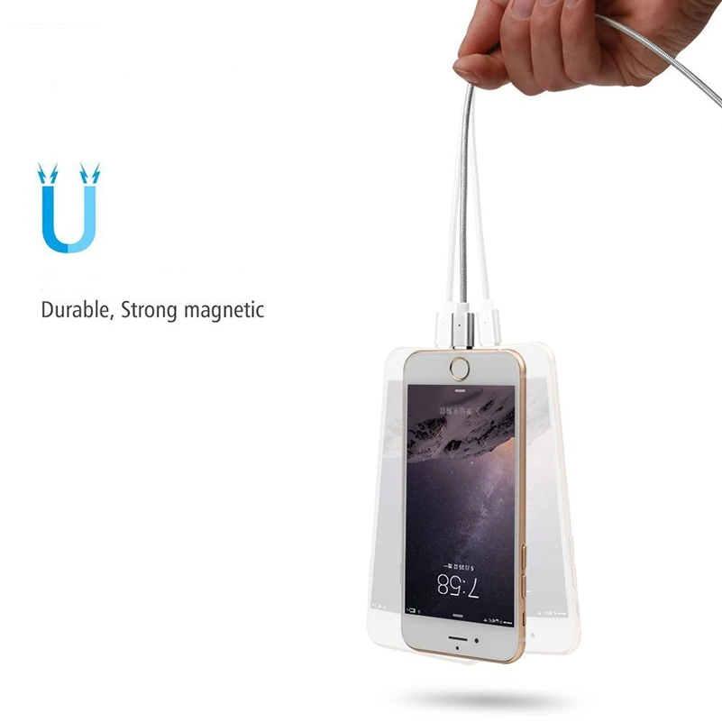 Магнитный зарядный кабель Micro USB для телефонов Samsung Xiaomi Huawei Android быстрой зарядки и