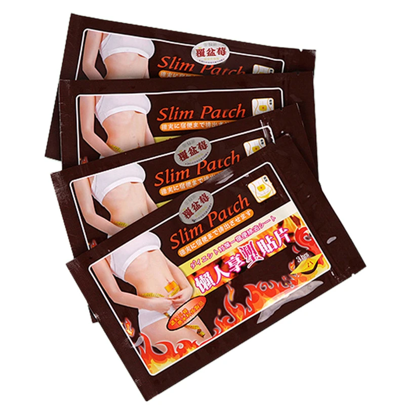 10 шт тонкий пластырь для похудения Патчи обертывание эффект потеря веса