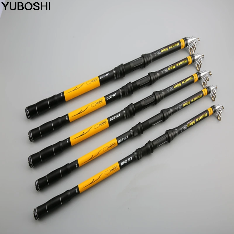 

YUBOSHI удочка для морской рыбалки, карповая удочка, спиннинговое жесткое спиннинговое удилище 2,7 м для ультра-телескопической удочки, телеско...