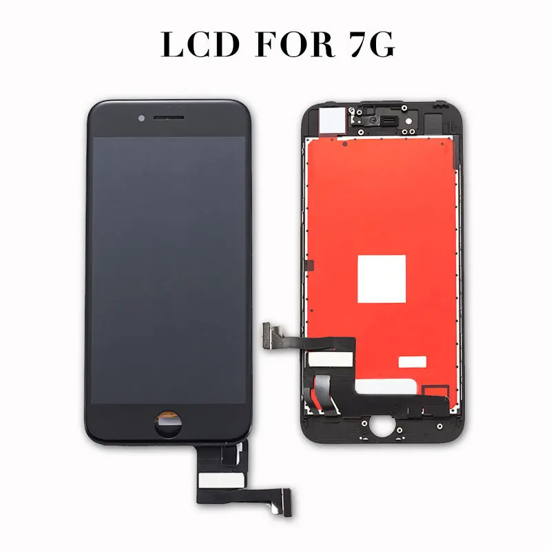 2 шт./лот сенсорный ЖК-экран класса для iphone 7 дигитайзер сборка с 3D сенсорным