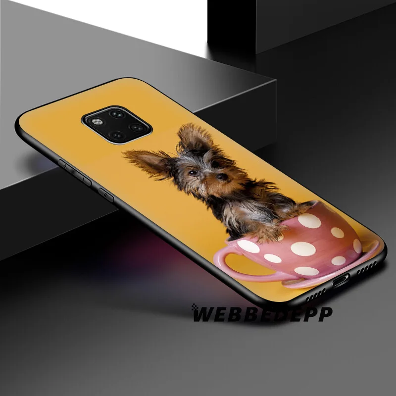 WEBBEDEPP Yorkshire terrier dog Fashion Soft Case For Huawei P20 Pro P10 P9 P8 Lite 2015 2017 P Smart 2019 &amp Nova 3 3i Y7 Y92018 |