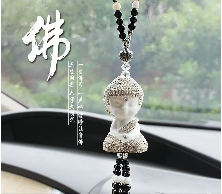 

car interior decoration,Bouddha Pendant,ornaments,ceramics material