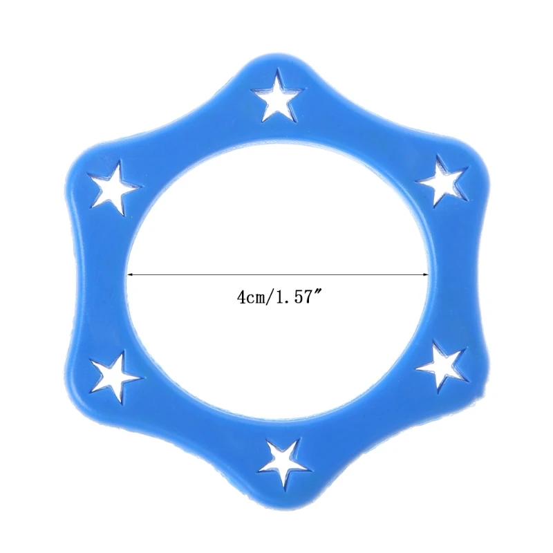 1 комплект резиновых Противоскользящих роликовых колец для защиты ручного
