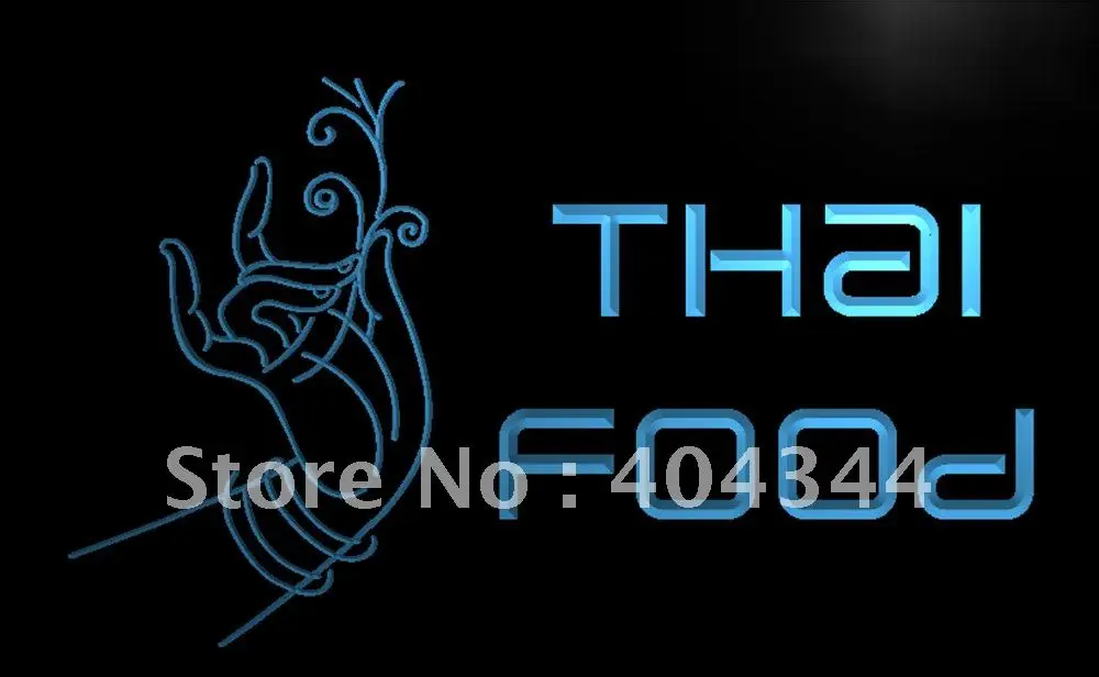 

LB977- Thai Food Thailand Restaurant Cafe NR Light Sign