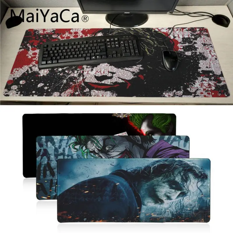 Maiyaca джокер уникальная настольная панель коврик для игровой мыши игровой коврик для мыши xl скорость клавиатуры коврик для мыши ноутбук Laptop персональный компьютер Настольный коврик
