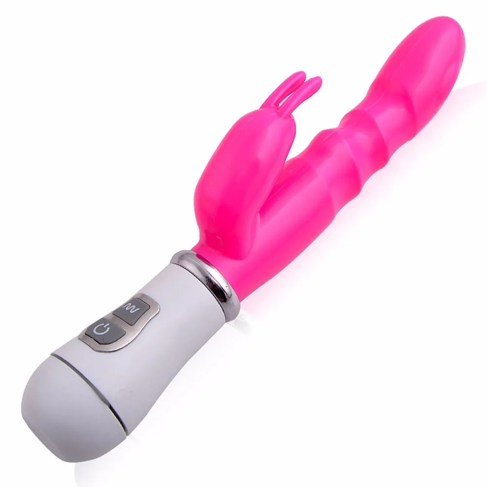 vibrator sex toys for woman Waterproof Multispeed Rabbit Dildo Vibrator Double G-spot Massager Adult Sex Toy 3 Colors 40* | Красота и