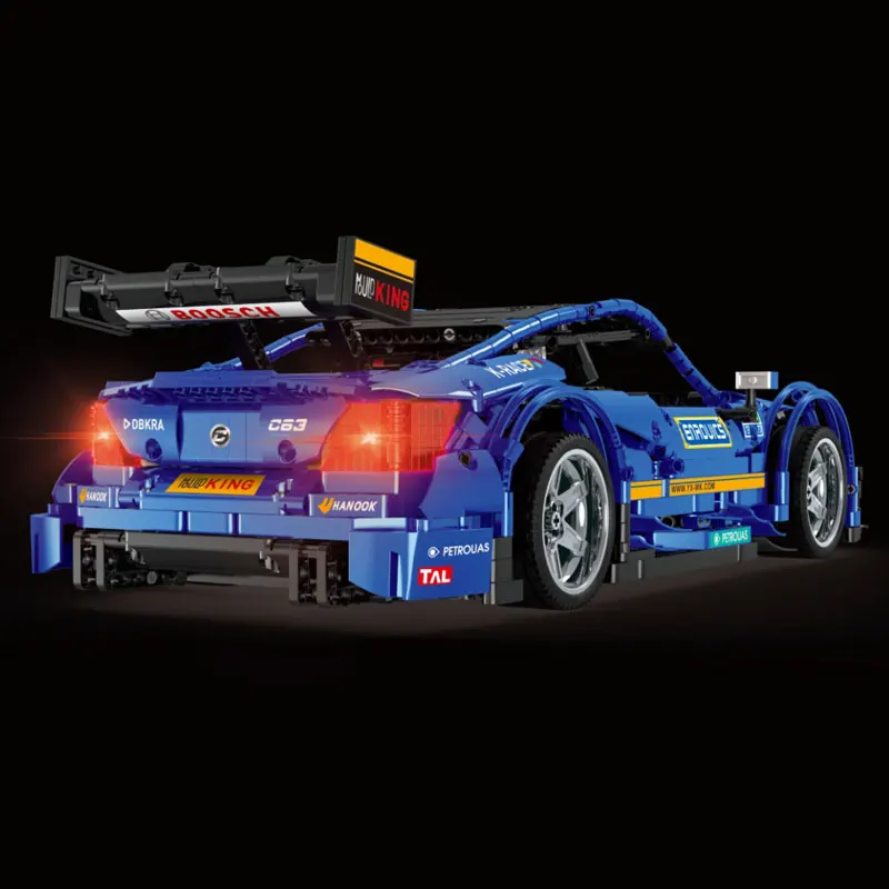 DHL 20005 Technic серия совместима с MOC-6687 синий RC автомобиль набор строительных блоков