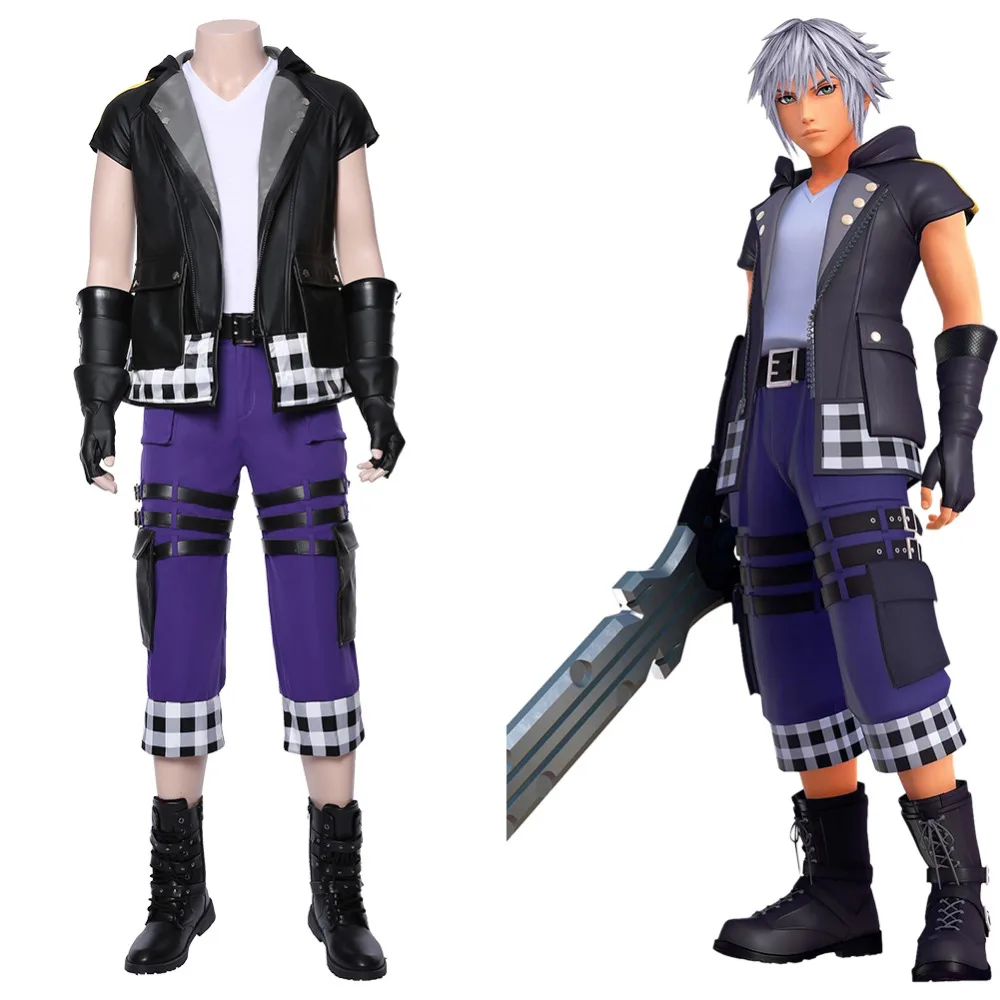Костюм для косплея Kingdom Hearts III Riku мужской костюм на Хэллоуин | Тематическая одежда