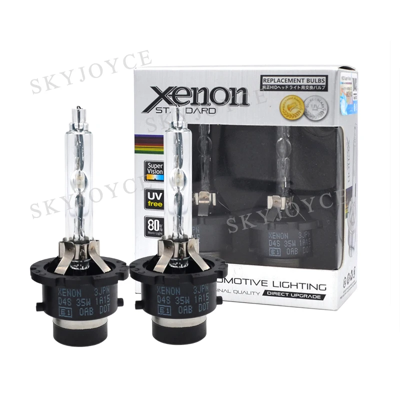 2020 Новый SKYJOYCE 4300K 6000K 8000K Оригинальный D2S D4S HID светильник 35W супер яркий