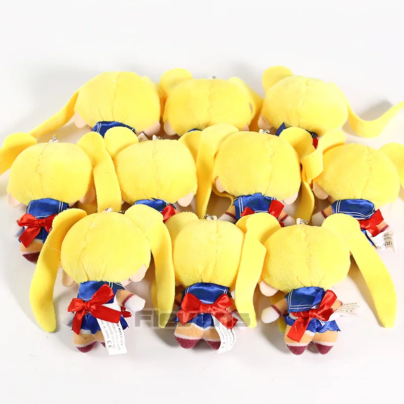 Аниме мультфильм Сейлор Мун Цукино Usagi Chibiusa плюшевые подвески мягкие игрушки куклы 10 шт./партия 3 типа