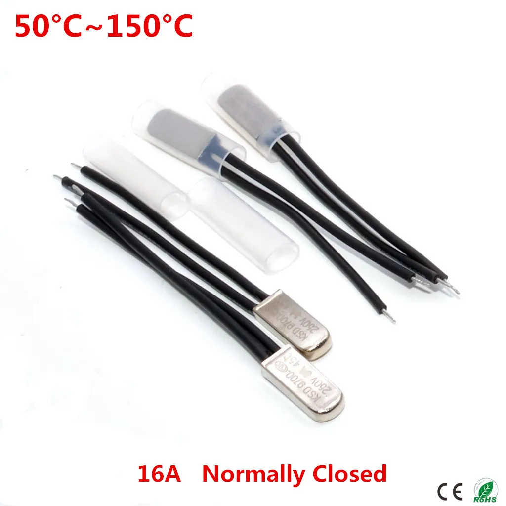 

Терморегулятор KSD9700, 50 ~ 150 градусов, 250 В, 16 А