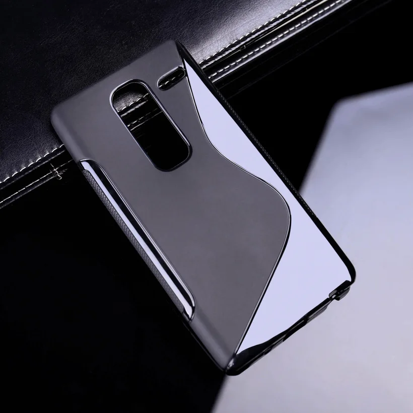 500 шт./лот S LINE TPU силиконовый резиновый чехол матовый для телефона LG K8 K350N K350DS