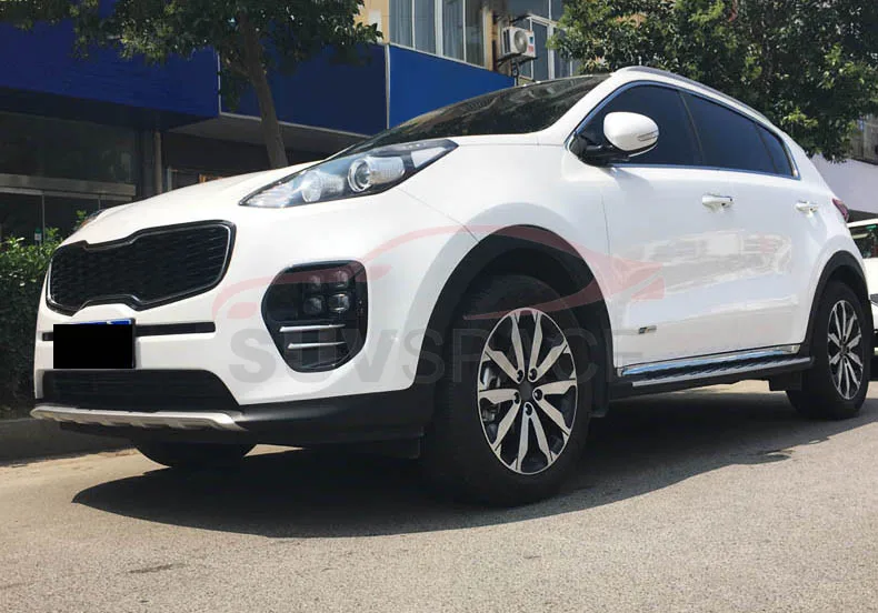 Алюминий стиль подходит для KIA Sportage подножку Подножка Nerf бар