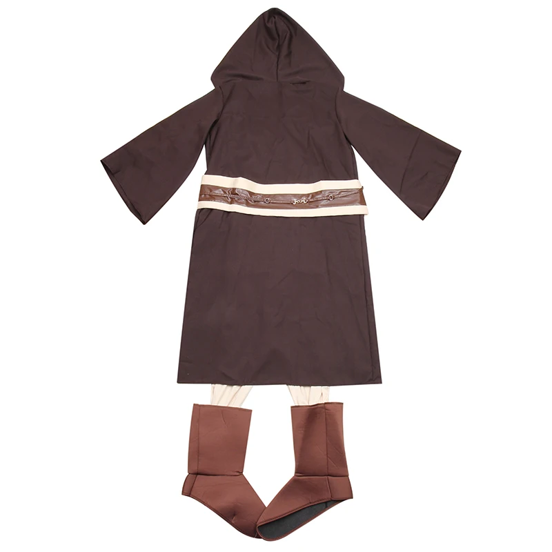 Deluxe Хэллоуин косплей костюмы для взрослых мужчин Cosplay Звездные войны плащ джедай