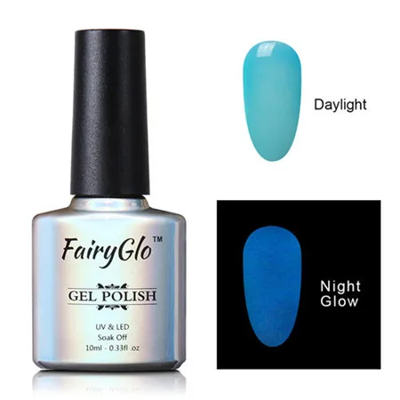 YGJ6704 FairyGlo 10 мл ночной Светящийся лак для ногтей замачиваемый УФ Светящийся лак для ногтей Гель-лак флуоресцентный Топ основа праймер чернила Shilak - Цвет: YGJ6704