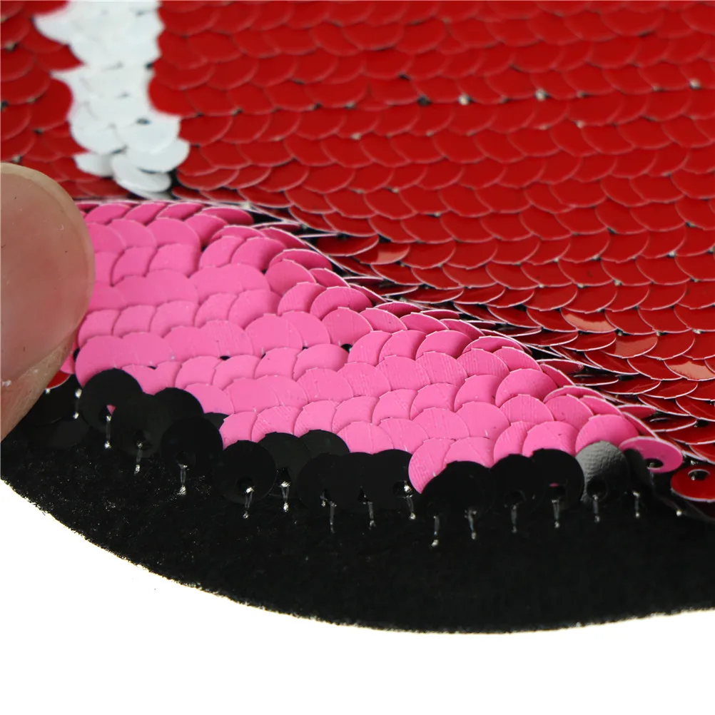 Двусторонние блестки регулируемые меняющие цвет детские вышитые нашивки для