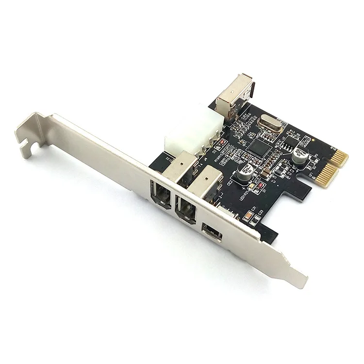 &quotE ZHOU&quot EZRC004 PCI-E1394 Карта видеозахвата через чип с фронтальной HD DV отправка 1394