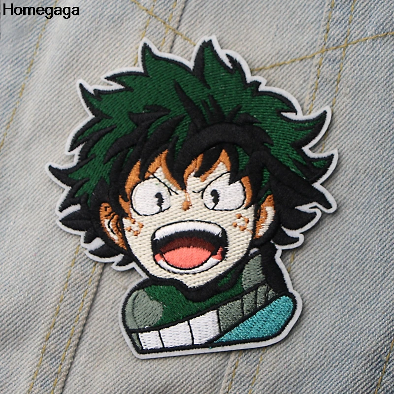 Homegaga My Hero Academy Deku аппликация нашивки наклейки швейная рубашка одежда para куртка одежда значки железная футболка D1991