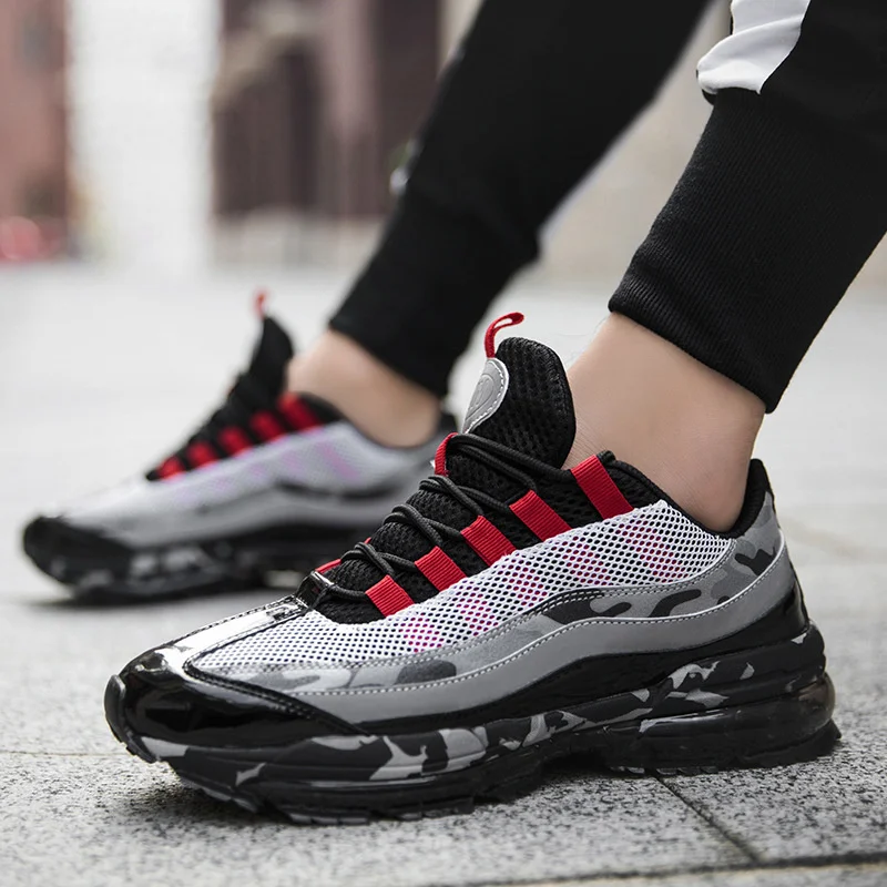 Мужские кроссовки легкие 39 ~ 46 дышащие модные 2019 мужские # STBK | Обувь