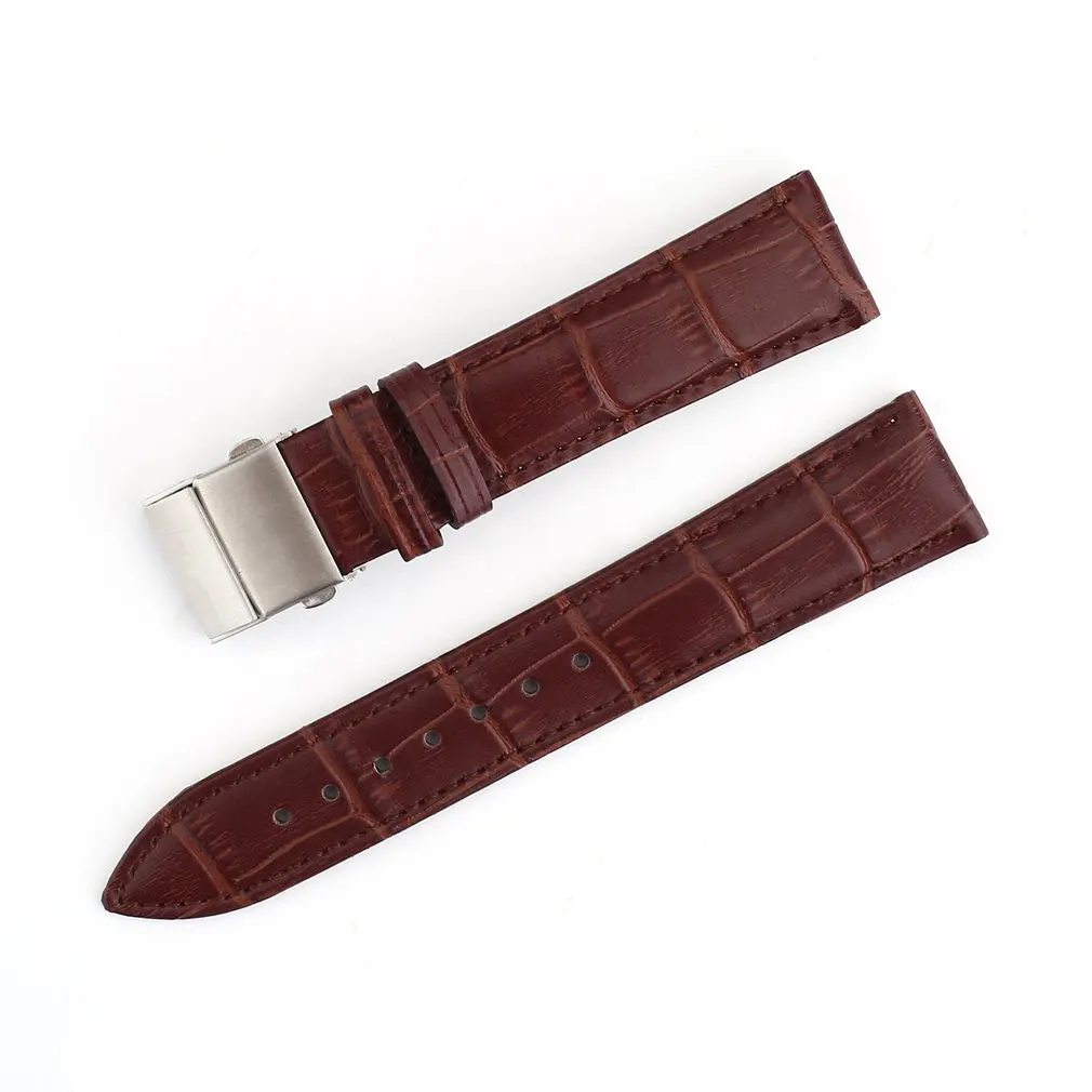 20 мм/22 мм часы с кожаным ремешком ремешок женские Модные для наручных часов Для