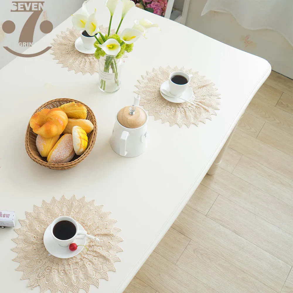 Free Shipping Family Pack 1Lot/3Pcs Postral Style Glod Color Organza Embroidered Placemats | Дом и сад