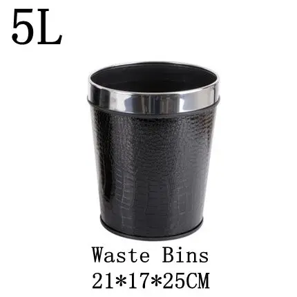 Waste Bins 1 Черный крокодил бытовой Педальный мусорный бак Модная креативная кухня ванная комната Гостиная мусорные баки офисная бумажная корзина - Цвет: Waste Bins 1