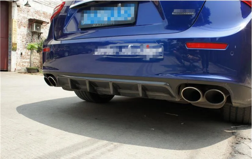 Чехол для автомобильного заднего бампера из углеродного волокна чехол диффузор