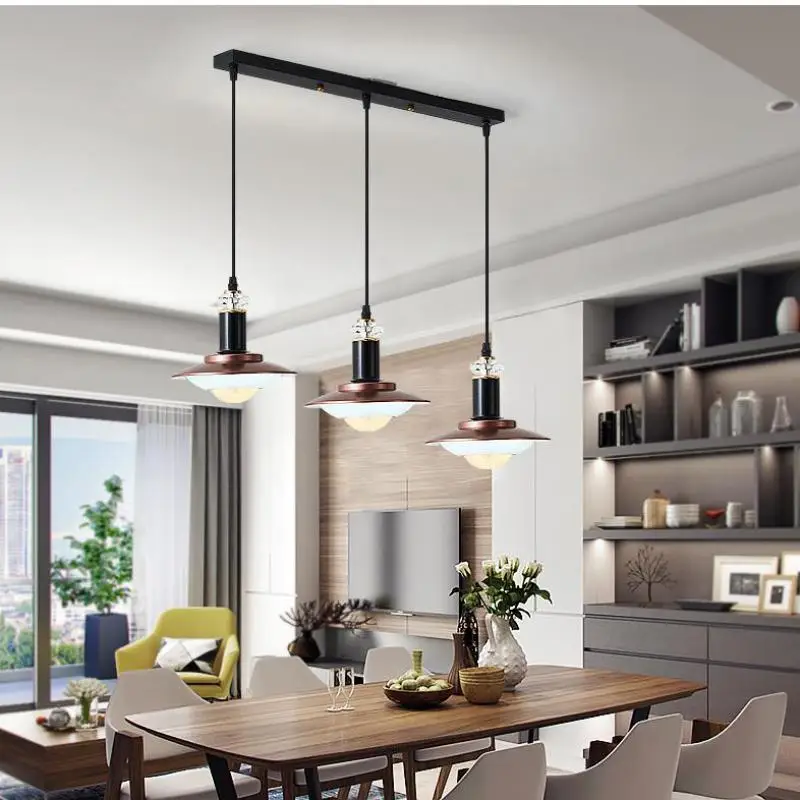 Modern Milan style Dining room pendant lamp Bar hanging led light bedroom Kitchen Lighting fixture 220V |