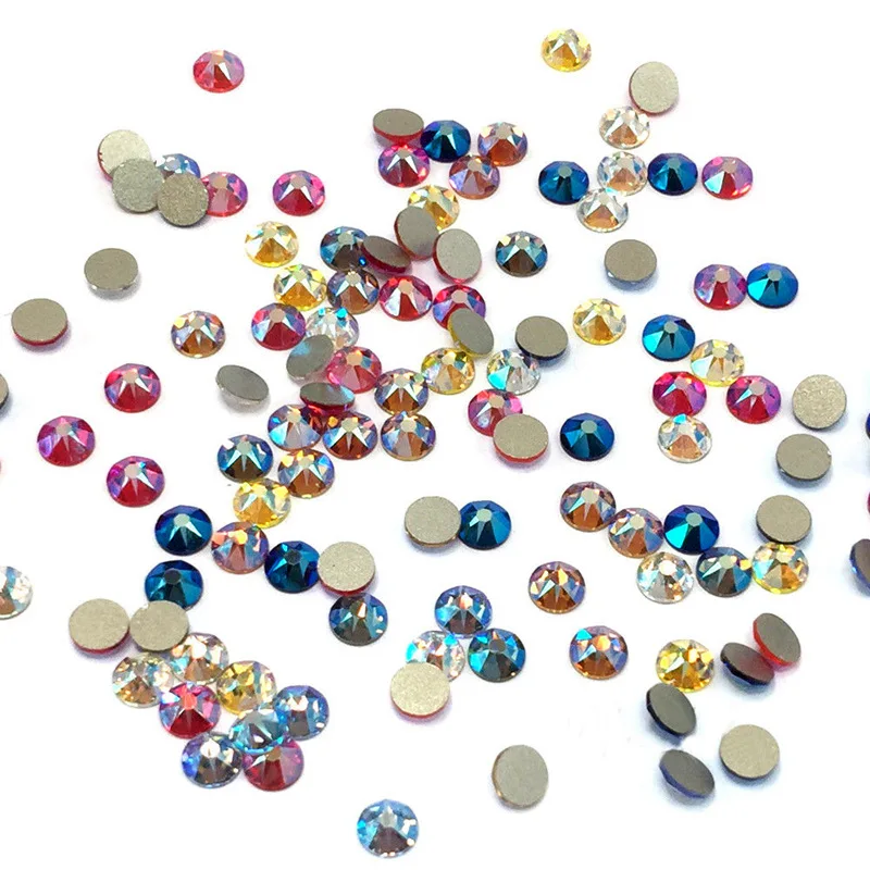 (24 шт.) Оригинальные кристаллы Swarovski 2058 XILION 2088 XIRIUS Rose без горячей фиксации Стразы с