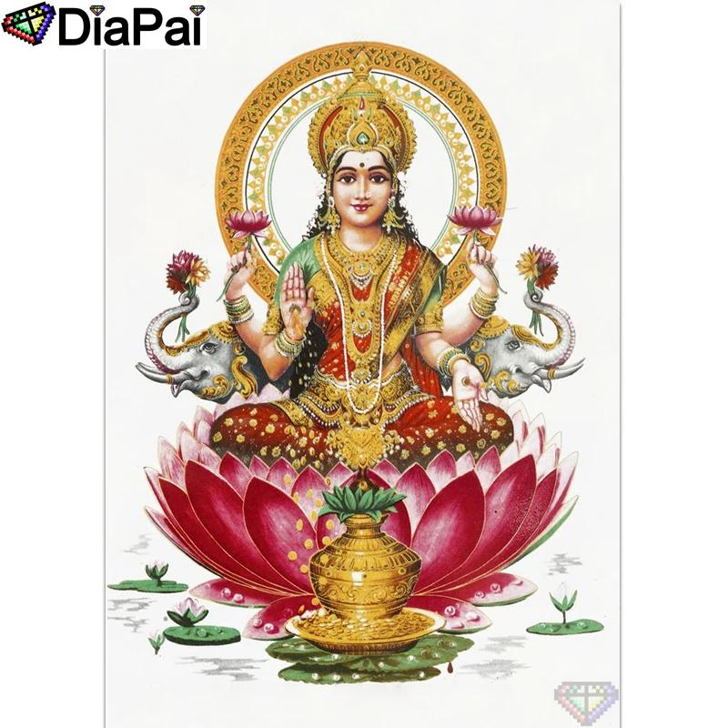 

DIAPAI 100% Full Square/Round Drill 5D DIY Diamond Painting "Religious Buddha" Diamond Embroidery Cross Stitch 3D Decor A18708