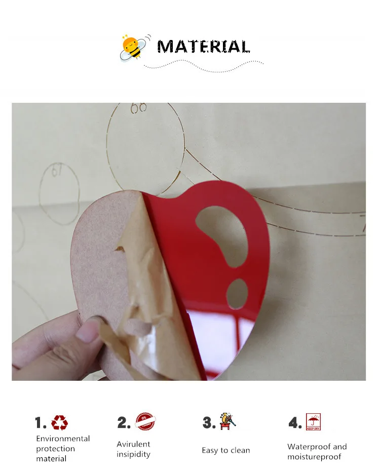 Мультяшная 3D настенная наклейка, качественная акриловая настенная паста, бумажная Настенная Наклейка s для детских комнат, декор для спальни, настенная бумага s, креативный DIY подарок