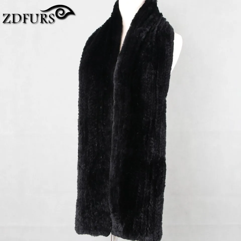ZDFURS * 2017 новые высококачественные натуральный мех кролика Рекс Женские длинные