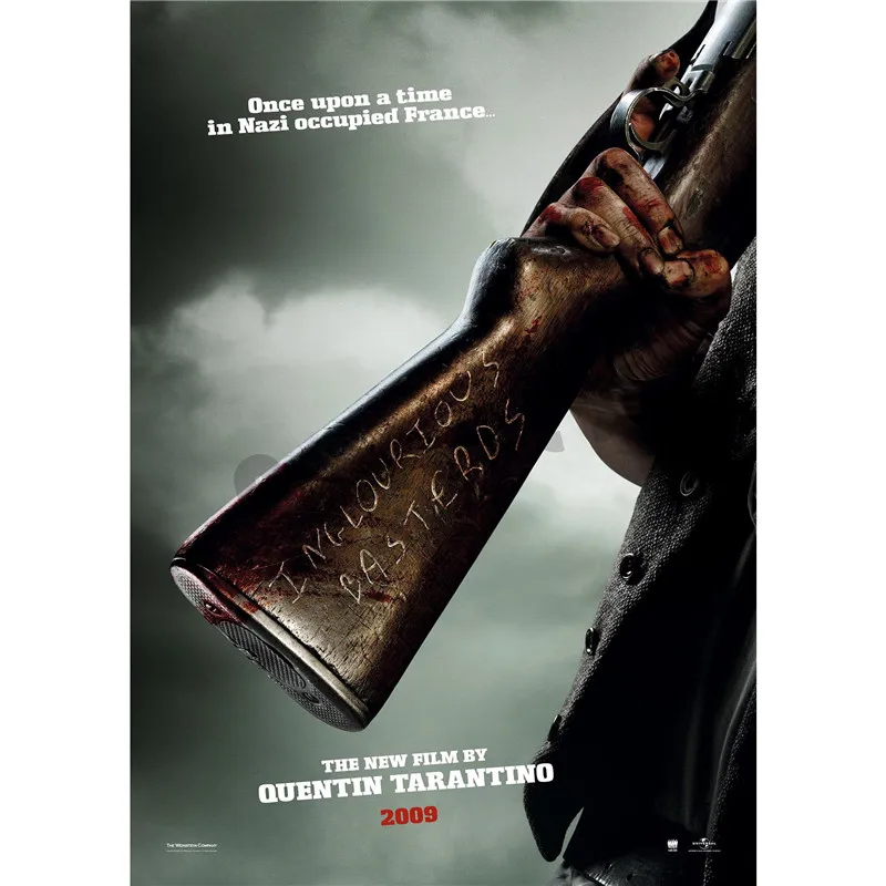 Inglourious Basterds домашняя отделка декоративный плакат с белым покрытием настенная