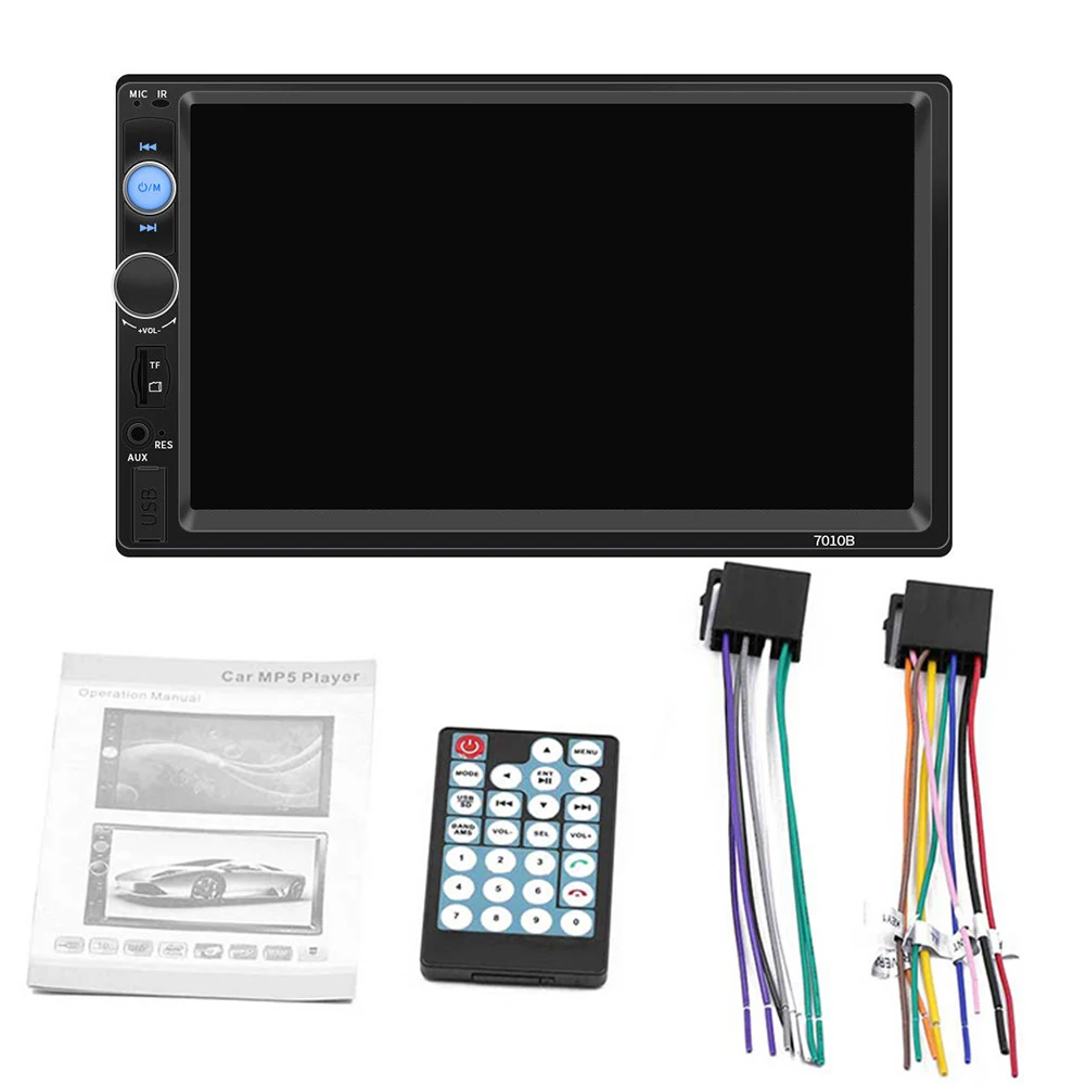 7010B 2DIN автомобиль радио Bluetooth 7 дюймов HD стерео изображение заднего вида USB MP5 плеер