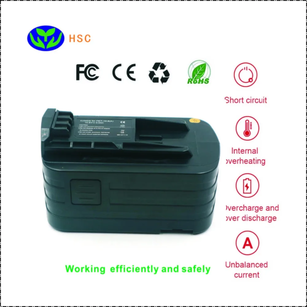 3000 mAh 18650 аккумуляторная батарея FET18A литий-ионная батарея 18 V Замена Festool T18 498343 499849 Оригинальная батарея Pack18V