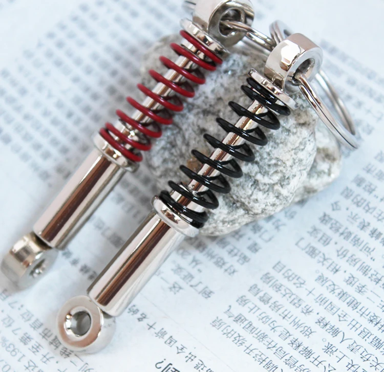 Оптовая продажа Розничная 3D модель амортизатора металлический брелок для ключей