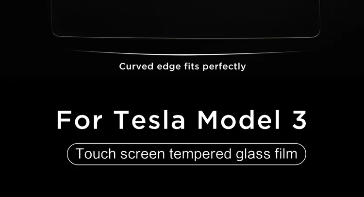 Для Tesla модель 3 1" центр управления сенсорный экран автомобильный навигатор сенсорный экран протектор, P50 P65 P80 P80D 9H закаленное стекло