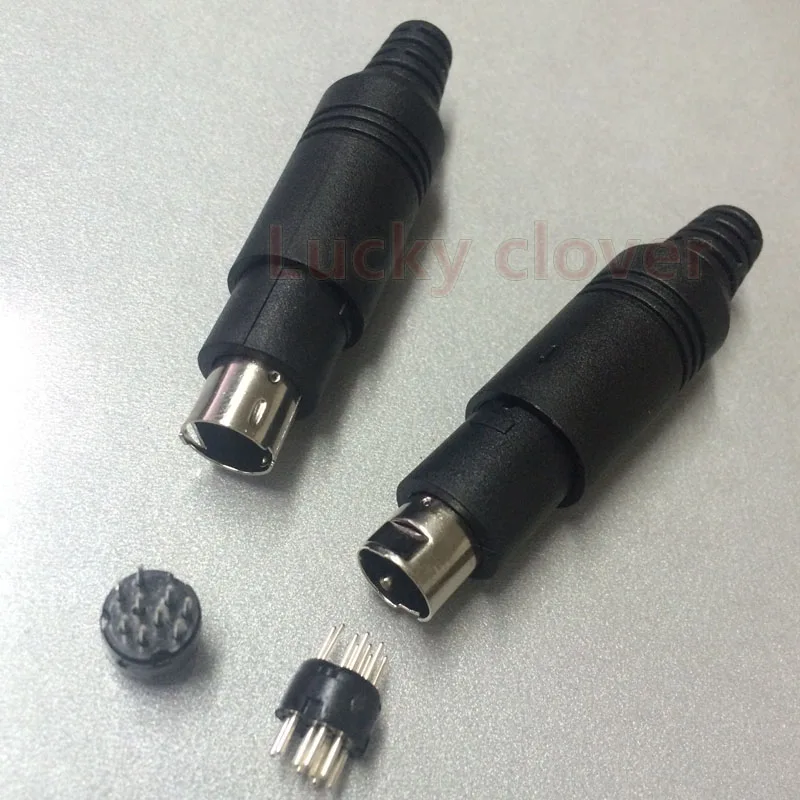 4 шт. 9 pin папа мини Din разъем пайки|connector din|connector maleconnector |