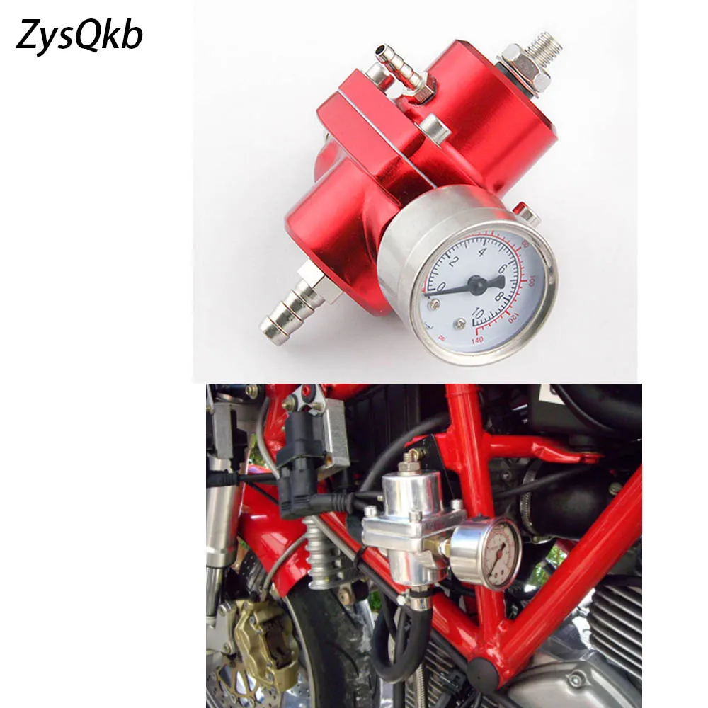 Регулируемый регулятор давления топлива FPR 0-140 Psi масляный манометр+ шланг Комплект Универсальный Jdm для Honda CRV
