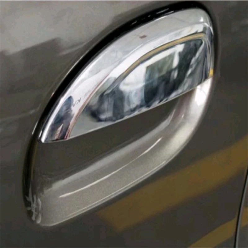 

WELKINRY car auto cover styling for Renault Kwid 2015 2016 2017 ABS chrome exterior door handle doorknob cup bowl trim