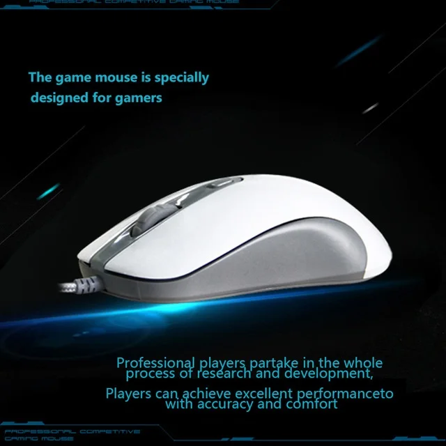 RK M150 Mechanical Design Gaming Illuminated Mouse USB Wired 3500 DPI Mice | Компьютеры и офис