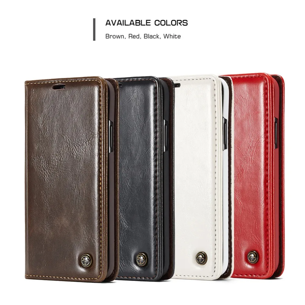 for Apple iPhone X 8 8Plus 7 7Plus 5 5S SE Flip Wallet Case Magnetic Leather Mobile Phone Cover Stand Holder with Card Slots | Мобильные