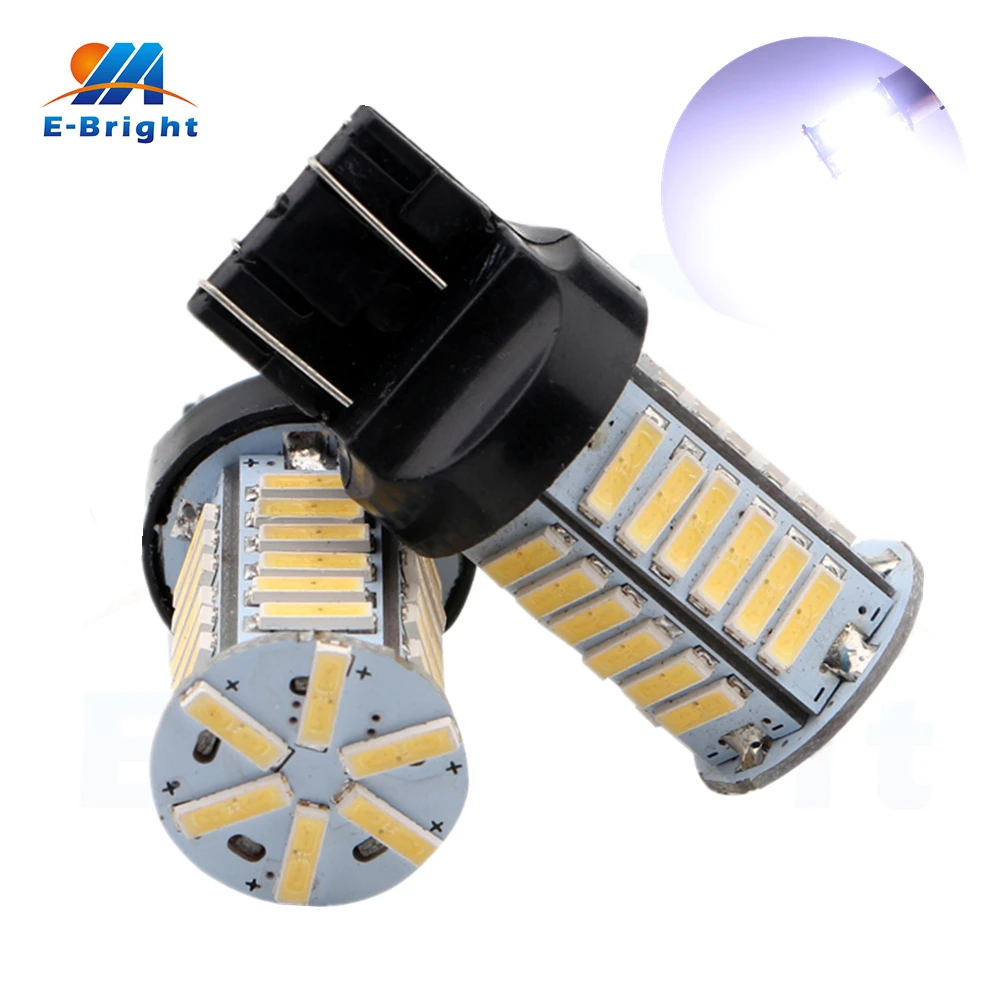 2шт 7443 36 SMD 7014 светодиодный светильник поворота автомобиля сигнальный Авто