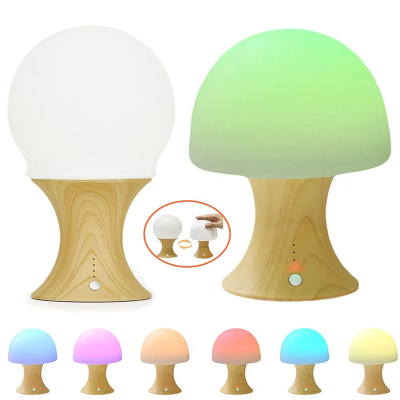 Новинка лидер светодиодный LED ночник гриб таймер для маленьких детей USB