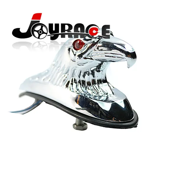 Светодиодный орнамент для переднего крыла мотоцикла с головой орла и красными