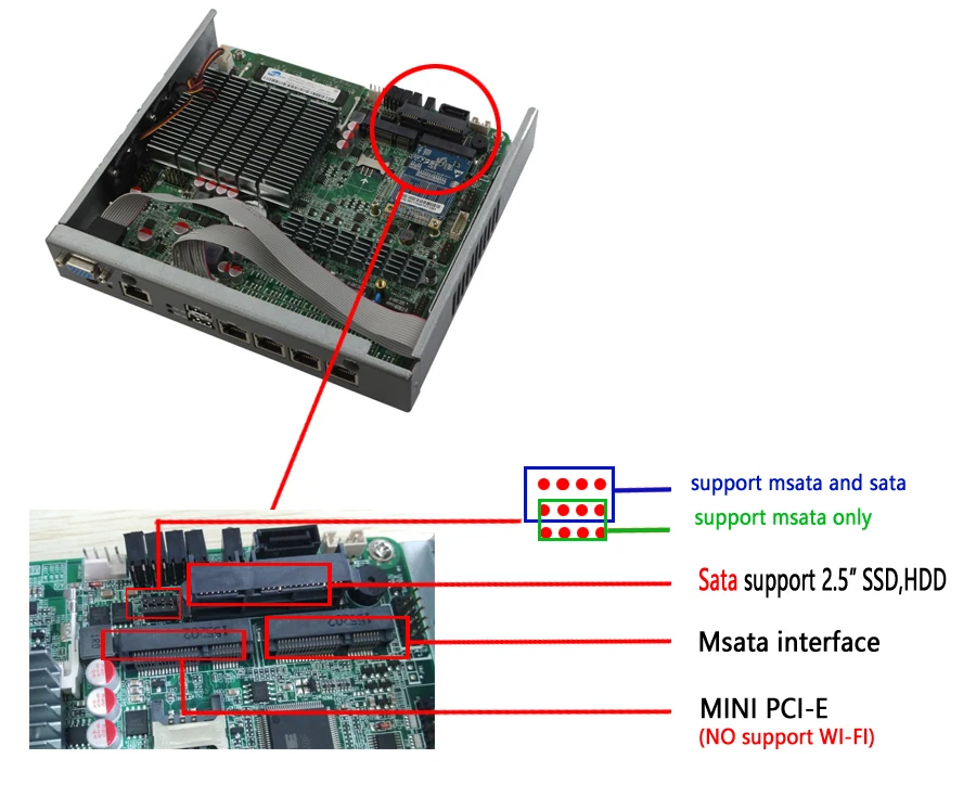 Мини ПК компьютер Celeron J1900 4 ядра сети Управление безопасности брандмауэр WAN