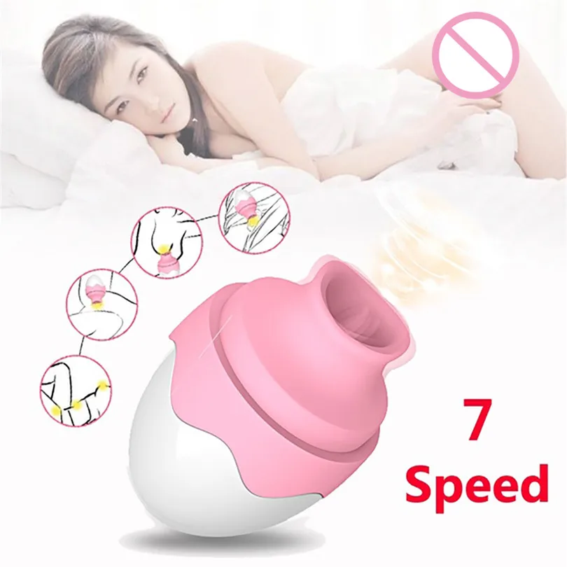 7 режимов клитор лижут стимулятор язык вибратор соска присоска грудь увеличить