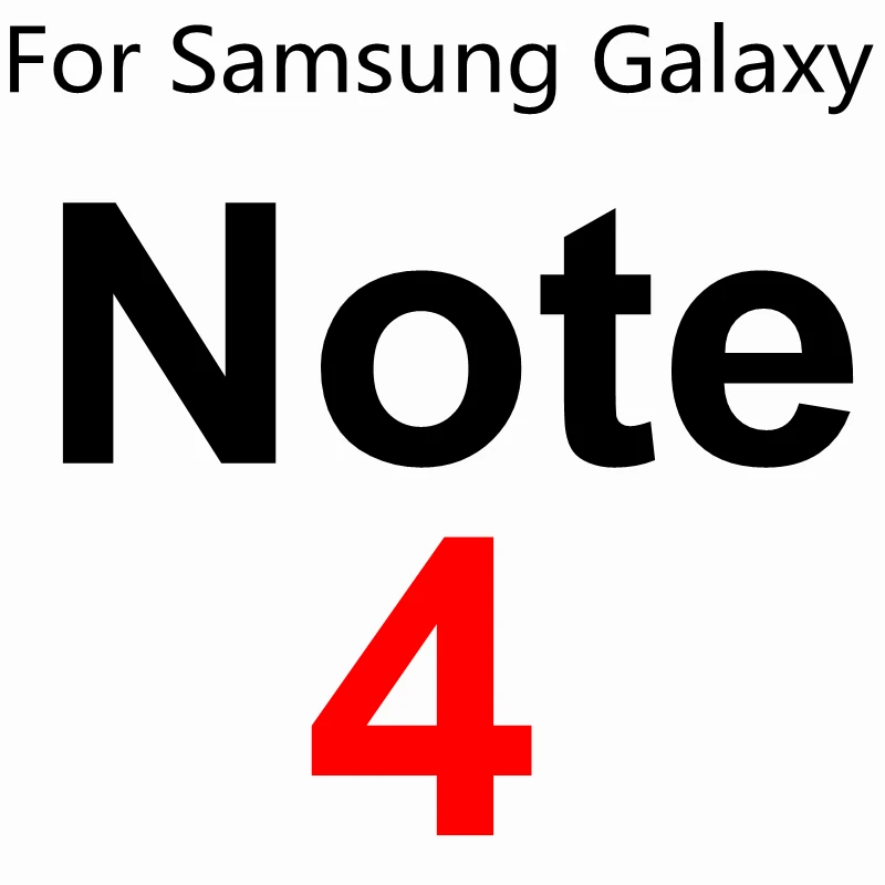 Note 4 Закаленное Стекло Экран протектор для samsung Grand Prime G530 Note 4/Note 5 J1 мини J5 J7 J3 S6 S5 S4 S3 защитная пленка - Цвет: Note 4